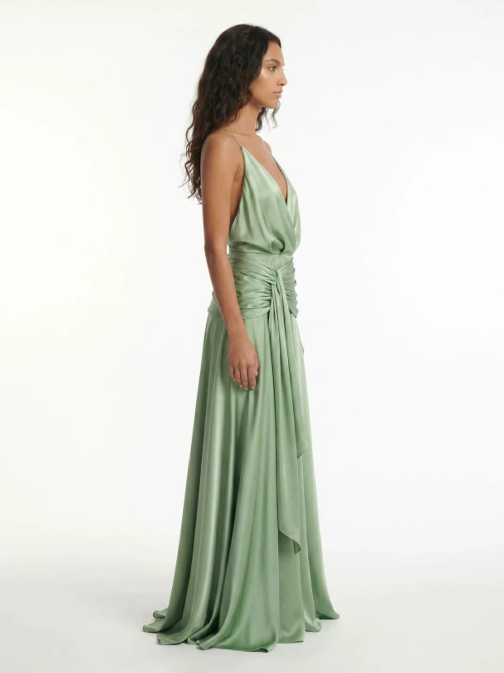 ZARA Sexy Deep V Neck Spaghetti Strap Dress